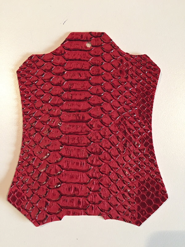 Kunstleder mit Muster und Prägung